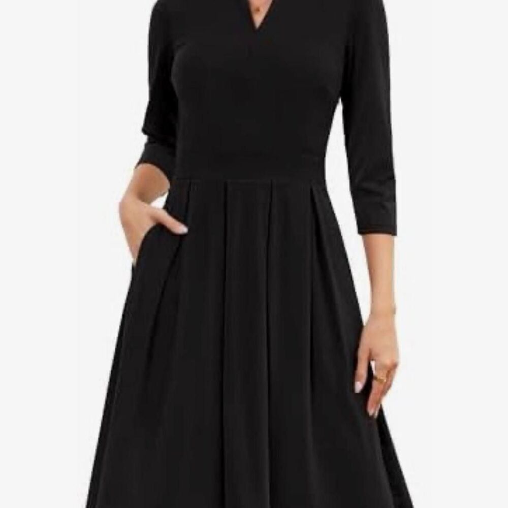 Amazon-essentials Women's Black Dress
